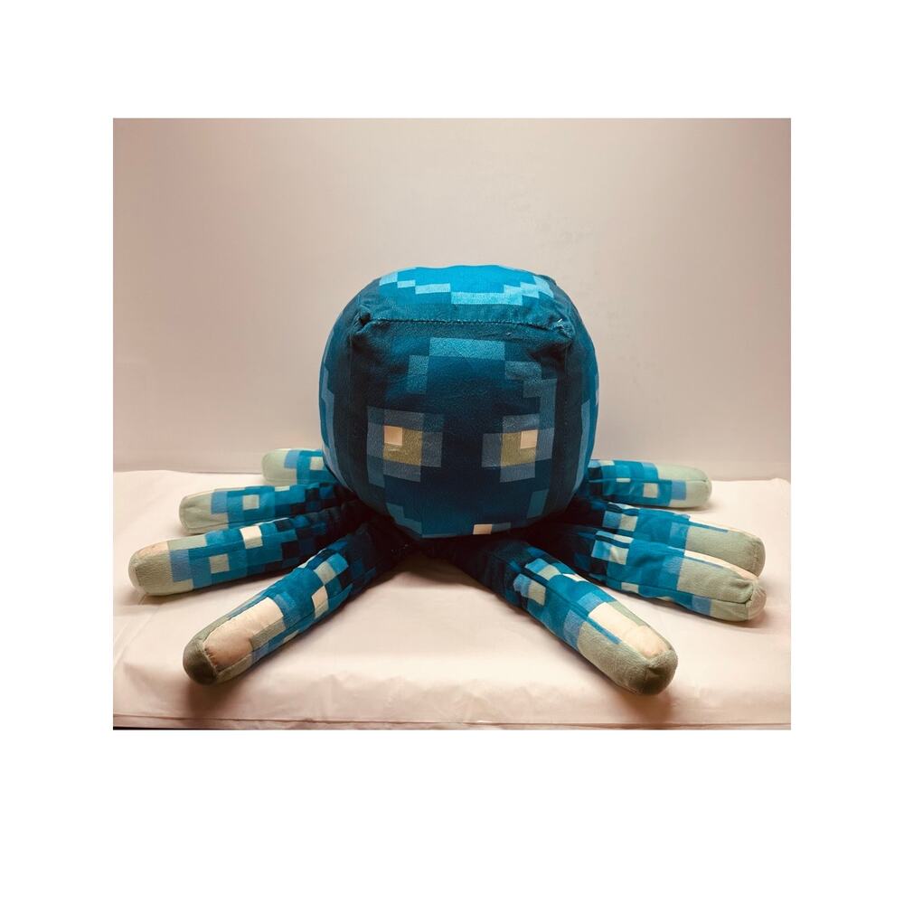 Minecraft Earth Glow Squid 19" Pillow Glow In The Dark Plush 2020